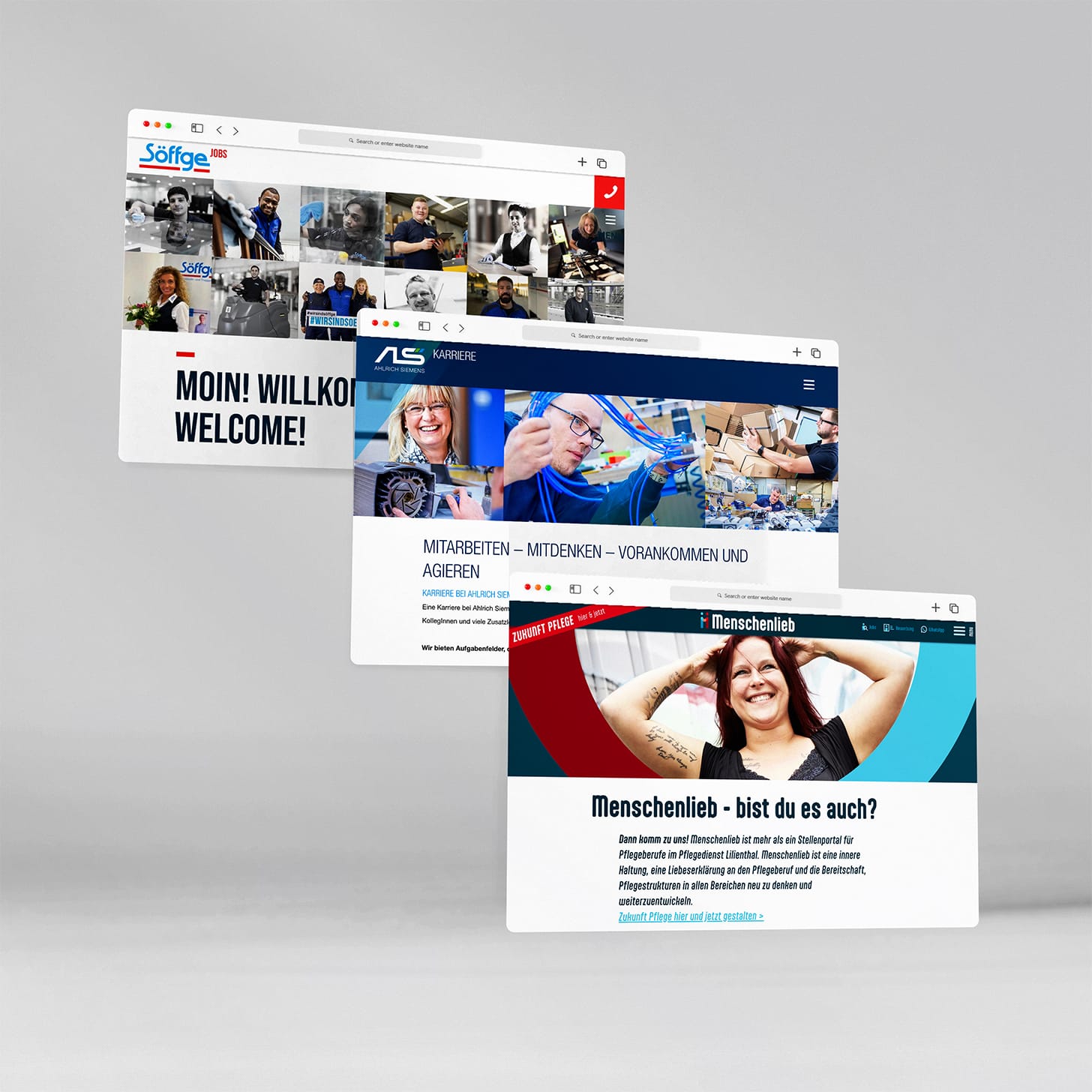 Karriere Seiten Recruiting-Screens