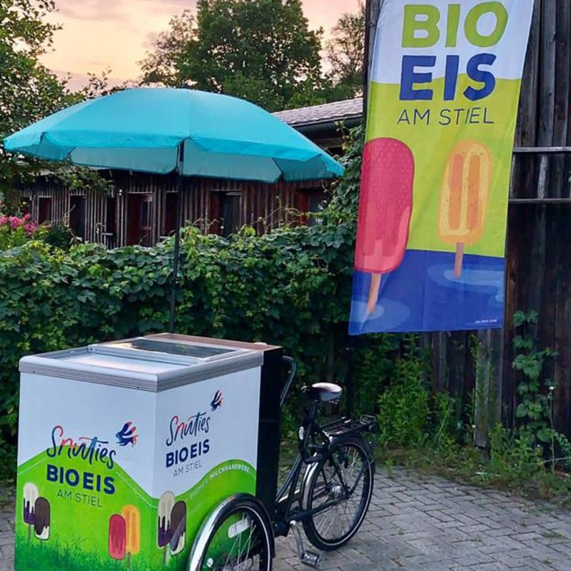 Bio Eis-Fahrrad